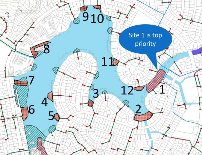 Dredge Location Map